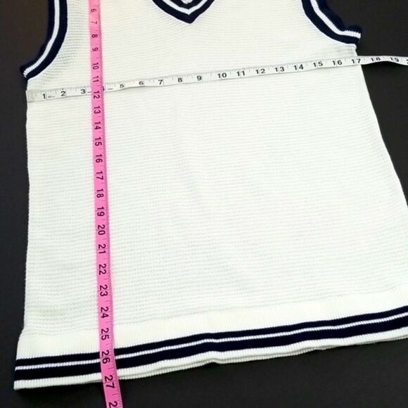 American Apparel Unisex Mesh Knit V Neck Sweater Size XS - Picture 9 of 11